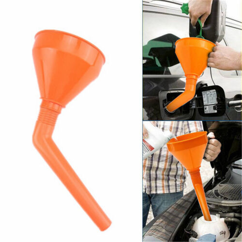 1x Removable Large Car Water Oil Funnel Petrol Diesel With Spout & Filter Useful