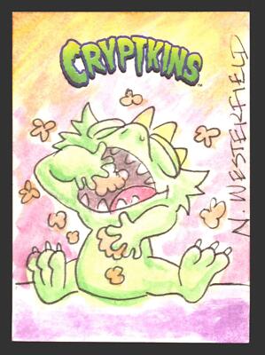 2018 Crypt kins Sketch Trading Card by Niall Westerfield Convention ...