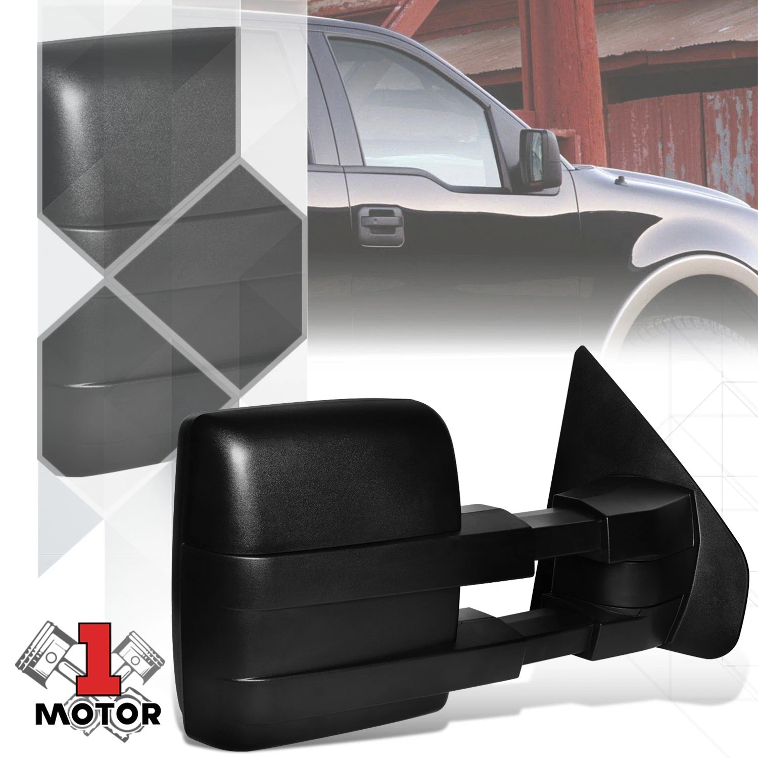 For 04-14 Ford F150 Powered+Heat+LED Signal/Puddle Light Towing Mirror Right