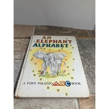 An Elephant Alphabet Tony Palazzo ABC Book Vintage Childrens Educational