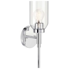 Kichler 55183 Madden 15" Tall Bathroom Sconce - Chrome