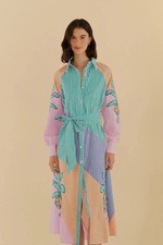 NWT Farm Rio EMBROIDERY Dress Size Medium no belt included Pack6117 sh