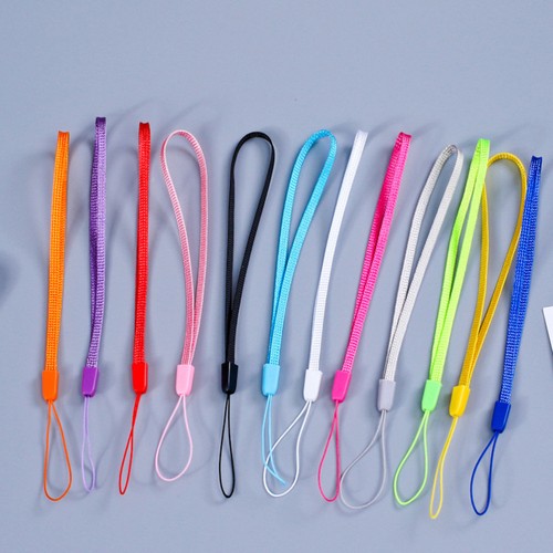 100 Pcs Hand Strap Anti-lost Colorful Lanyard Flat Wrist Nylon Phone Keychain - 第 5/12 張圖片