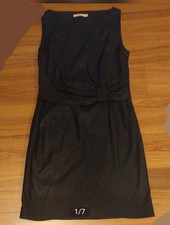 Red Valentino Wool Black Ribbon Sleeveless Dress European Size 44