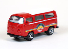 2007 Matchbox 1970 Volkswagen T2 Bus Red Beach Camp 159 Diecast Toy Van Car