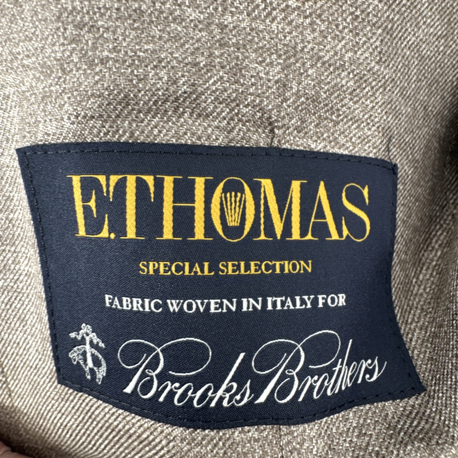 Brooks Brothers Regent Sport Coat 46R 46 Reg E Thomas 100% Italian Silk Jacket thumbnail 9
