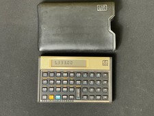 Vintage HP 12C Financial Calculator With Case Working