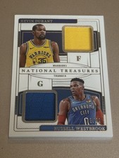 2024-25 National Treasures Kevin Durant Russell Westbrook Dual Color Match Patch