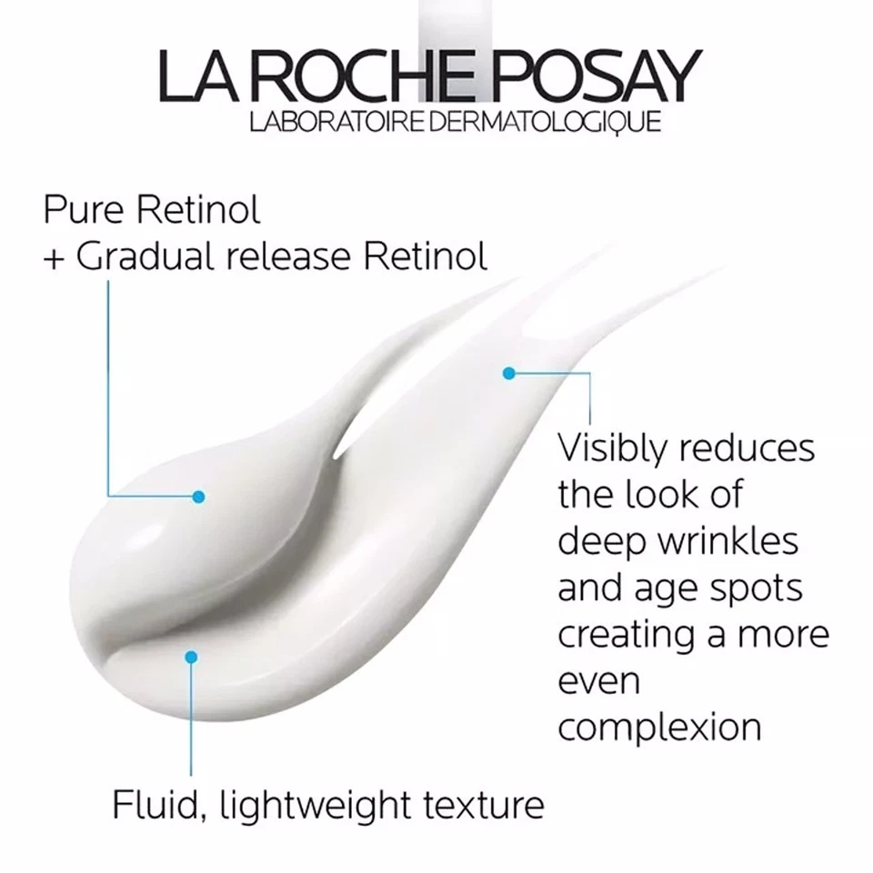 La Roche-Posay Redermic R Anti-Aging Retinol Face Cream Serum 1 oz - Image 3 of 4