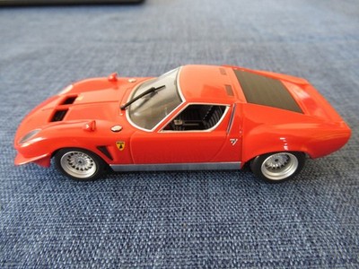 Modellauto Minichamps 1:43 Lamborghini Miura Jota - hellrot - 1970 ohne OVP