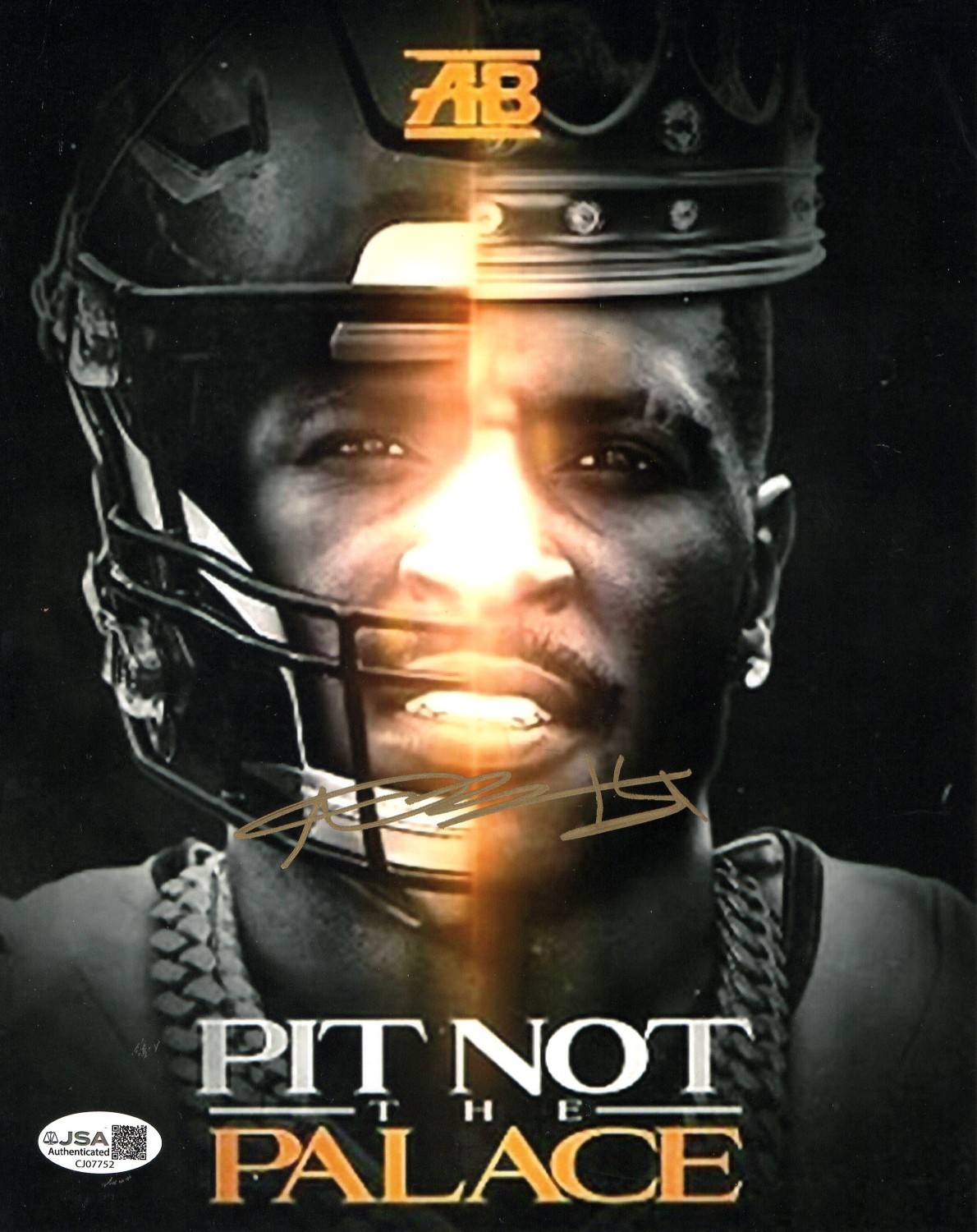 Antonio Brown Autographed Signed Pittsburgh Steelers 8X10 Photo Steelers Pit Not the Palace JSA CJ07752 