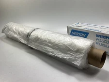 Norton 06727 Paint Masking Plastic Film Overspray Sheeting 12 Ft X 400 Ft