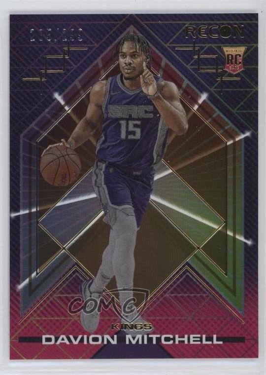 2021-22 Panini Recon Rookies Bronze 285/299 Davion Mitchell #206 Rookie RC fm0