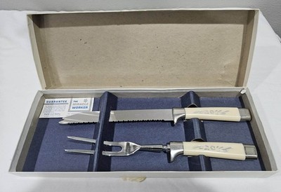 Vintage Regent Sheffield Stainless Steel Cutlery Set Knife Fork Emdeko
