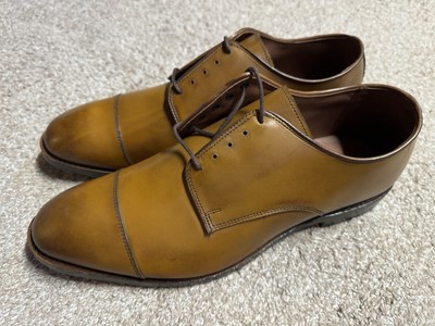 New Allen Edmonds Park Avenue Men's Cap Toe Dress Shoes - Walnut