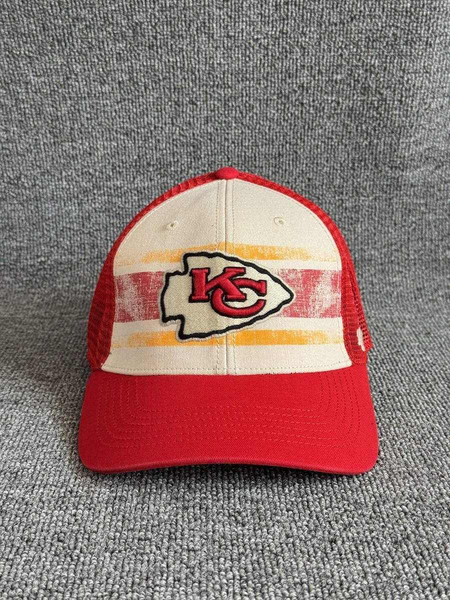 '47 Brand Kansas City Chiefs Trucker Snapback Red White One Size Hat
