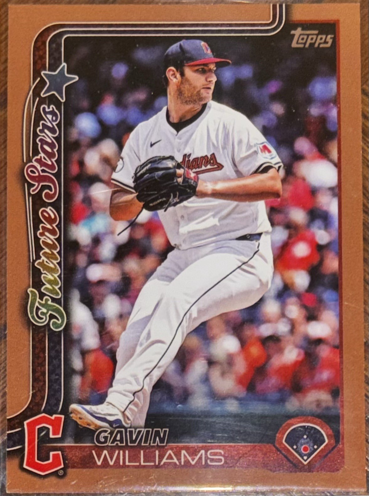 2024 Topps Series 1 - Gavin Williams #242 Gold /2024 (RC) Cleveland Guardians