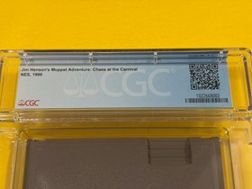 Muppet Adventure: Chaos at the Carnival (CGC 9.4) Nintendo NES not PSA WATA VGA