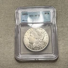 1921 P MORGAN DOLLAR ICG MS-65 - UNCIRCULATED - LAST YEAR - CERTIFIED SLAB  DC