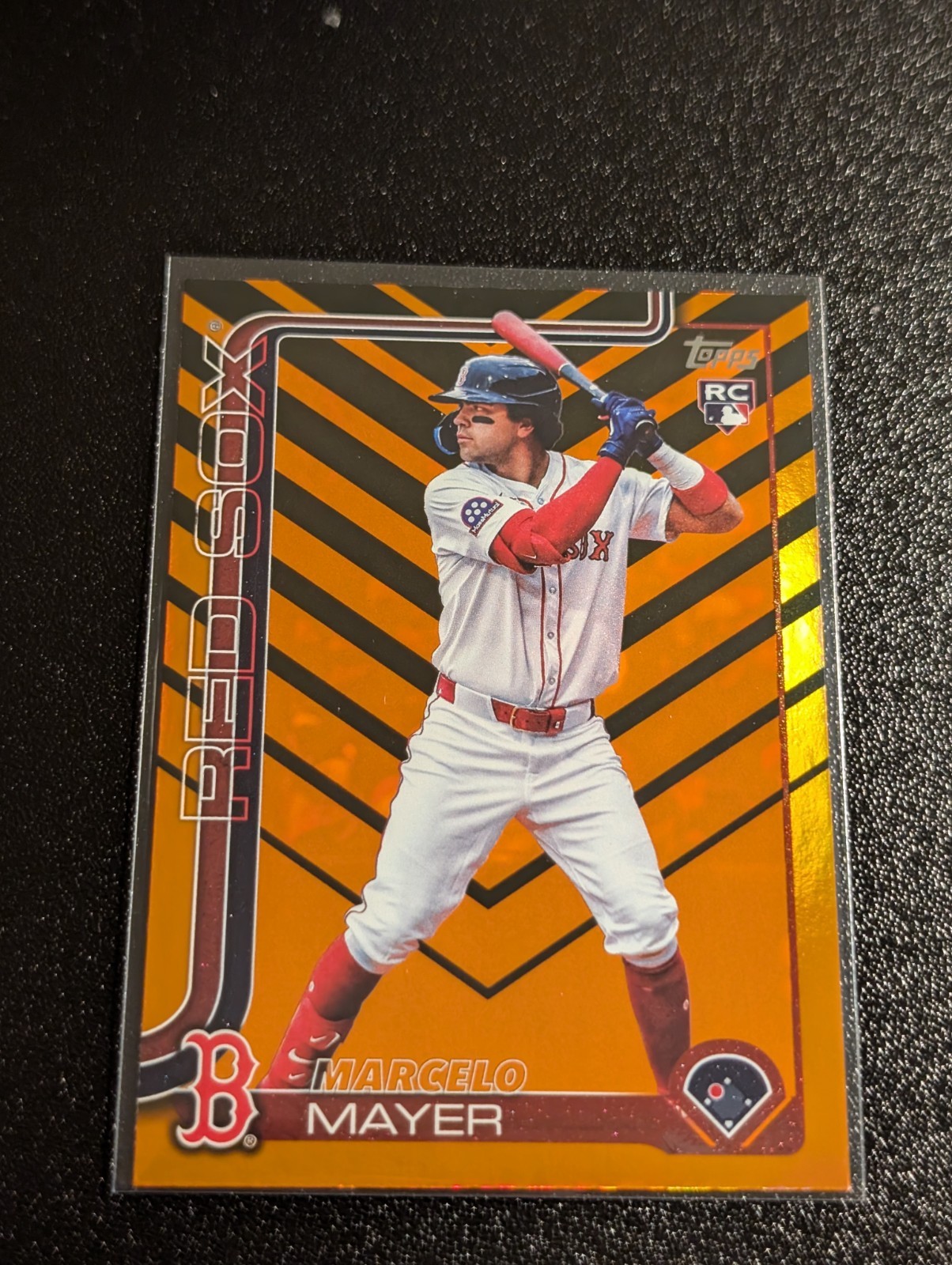 2025 Topps Update Series - Marcelo Mayer #US105 Holiday Foil RC Boston Red Sox