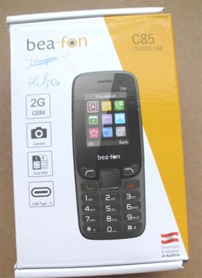 Mobiltelefon Beafon C85 Classic Line Schwarz  nur 4 Monate genutzt komplett