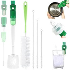 Multifunctional Bottle and Straw Cleaner Brush Set - Perfect for On-The-Go