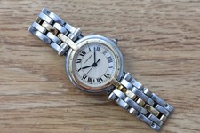 Vintage Cartier Panthere Vendome, Quartz, Two Tone Gold & Steel, New Battery