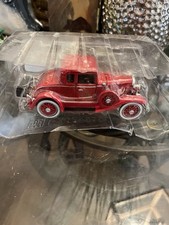 1932 5 Window Red Chevy Coupe. Chief Riverdale Fire Department. 132 Scale
