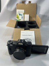 48MP Digital Camera 16X Zoom Rechargeable Tested Complete 2 Batteries SD Card