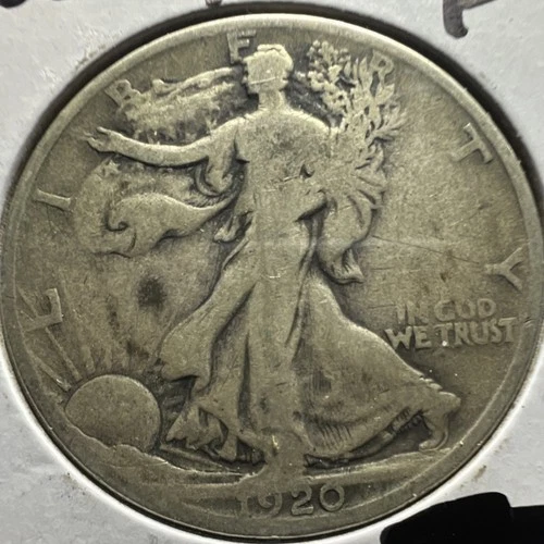 1920 Liberty Walking Half Dollar Silver 50C Business Strike Coin