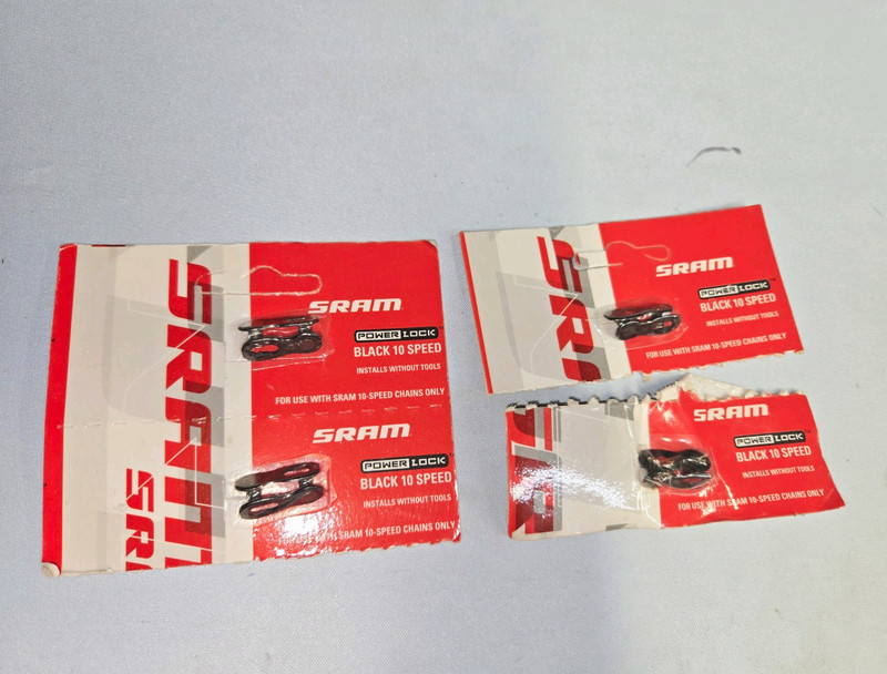 X4 SRAM PowerLock 10 Speed Chain Master Links Quick Link Connectors Black