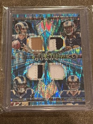 2015 Panini Spectra - Team Quads Gurley Mason Long Mannion #TQ-STL 18/50