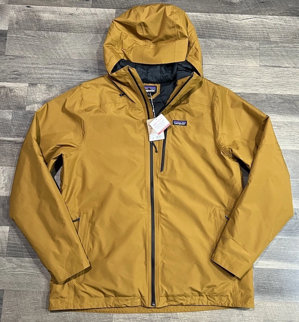 Patagonia Mens Powder Town XL H2No Raptor Brown Insulated Powder Town Ski Jacket - product detail image 1