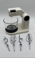 Vintage Sunbeam Mixmaster Series Corded Electronic Countertop Standalone Mixer