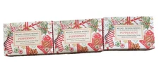 Michel Design Works Peppermint Boxed Soap, Set Of 3, New In Box