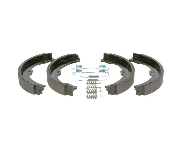 NEU - Bosch 0986487666 Bremsbackensatz, Feststellbremse FüR MERCEDES-BENZ-image
