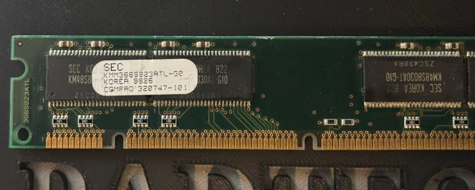 64mb pc 100mhz CL2 168 pin memory sec kmm366s823atl Compaq 320747-101 - Image 2 of 3