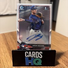 2018 Bowman Draft - Chrome Draft Pick Autographs Jordan Groshans #CDA-JG (AU,...