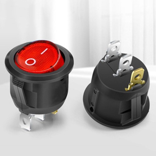 Lot de 10 interrupteurs à bascule ronds économiques OnOff avec lumière LED po - Photo 9 sur 19