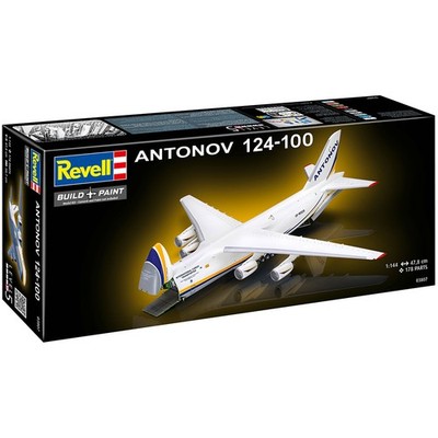 Revell Antonov AN-124 Ruslan Flugzeugmodellbausatz im Maßstab 1:144 03807