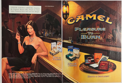 2003 Camel Cigarettes 2PG Print Ad Pleasure To Burn Turkish Royal