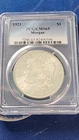 1921 P Morgan Silver Dollar PCGS MS65 Beautiful Blast White Stellar High Grade!!