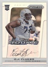 2013 Panini Prizm Auto Silver Prizm /99 DJ Fluker #285 Auto 1u6