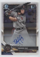 2018 Bowman Chrome Prospect Auto Eduardo Diaz #BCPA-ED Auto 4a7