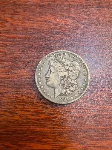 1884-S Morgan $1 – Tougher Date – VF Circulated