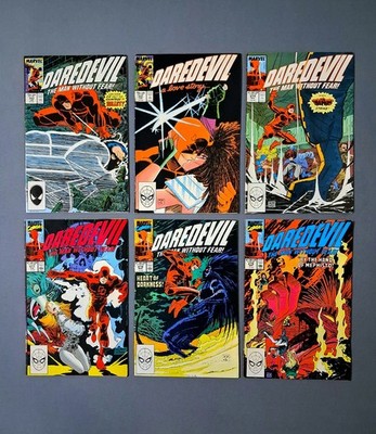 Daredevil #250, 255, 274, 277, 278, 279 ''Mix Lot Of 6'' (Marvel Comics 1988)