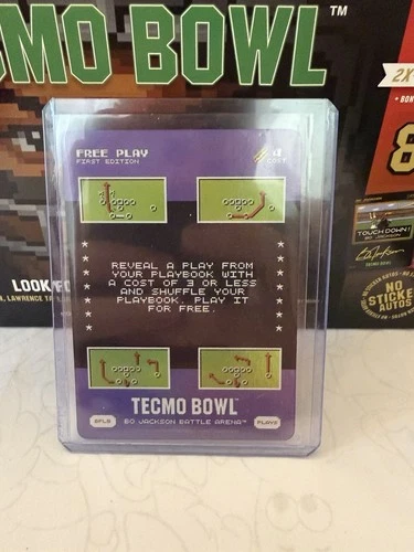 Bo Jackson battle arena Tecmo Bowl Bonus Plays Foil BPL5 “FREE PLAY”