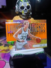2019-20 Panini Illusions - Living Legends Larry Bird #2 Orange Clear Cut