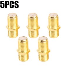 5PCS F Type Coax Coaxial Cable Coupler Female...