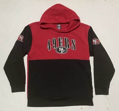 NFL Apparel Team San Francisco 49ers Red Black Hoodie Pocket Youth XL 18/20
